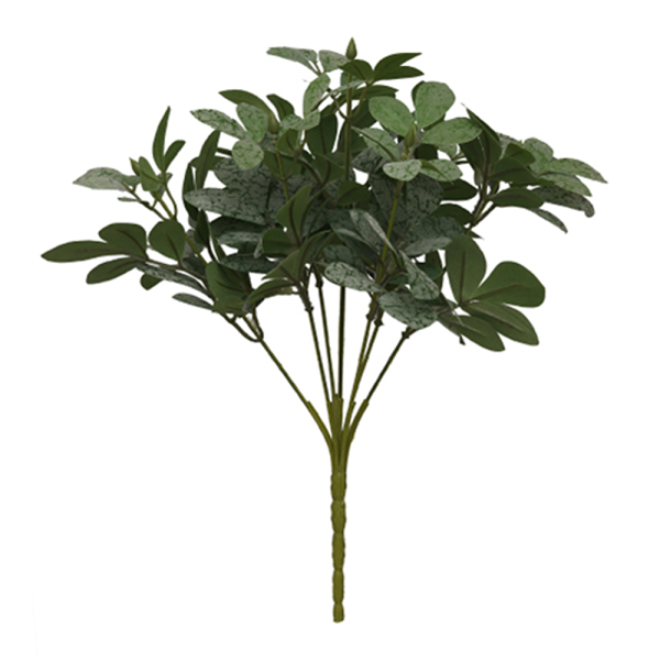 31cm FOLIAGE BUSH GREY/GREEN - 022219