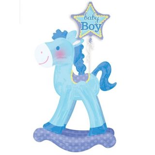 Anagram - Blue Rocking Horse Airwalker - 50" - 3071101