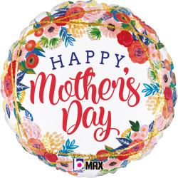 Grabo 18" Floral Geo Happy Mother's Day Pkt - 26254P-P