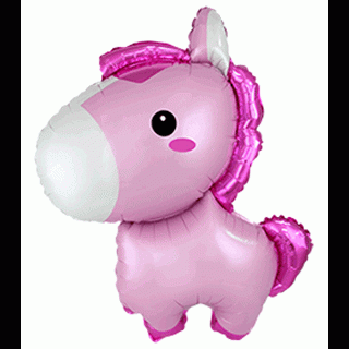 Flexmetal 34" Baby Horse Pink - 901857RS