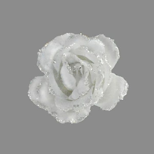 13cm HIBISCUS PICK WHITE - 57826