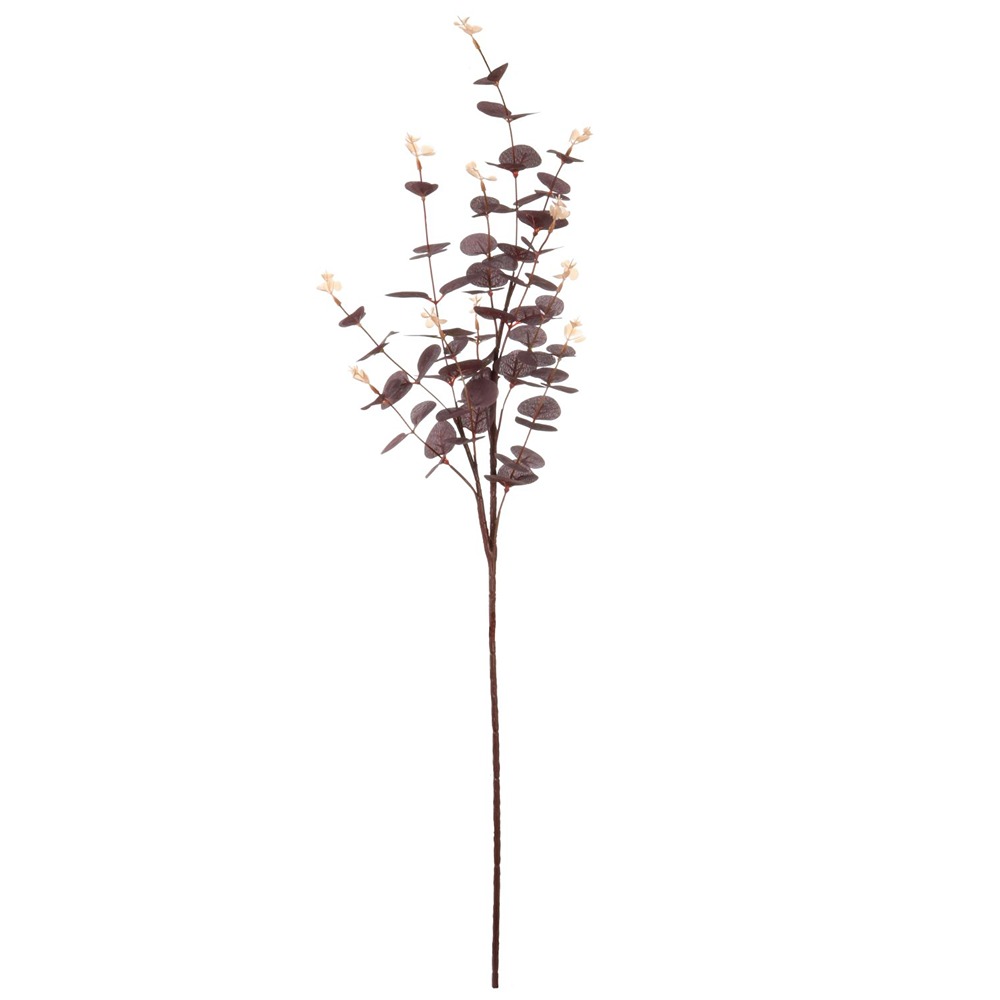 SILK SOFT LEAF EUCALYPTUS SPRAY GRAPE - 119537