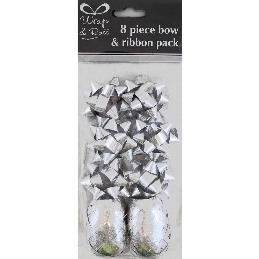 Eurowrap - bow and ribbon - 8pc - 17190