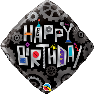 18" DIAMOND 01CT - BDAY ROBOT COGWHEELS