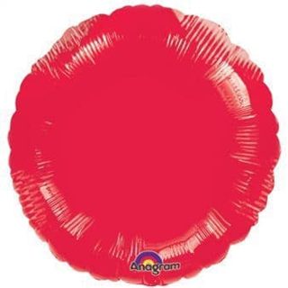 Anagram - Metallic Red Circle S15 - 18" -