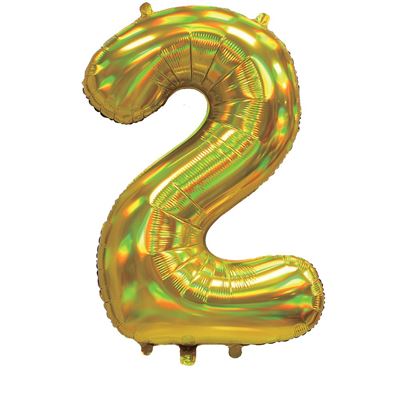 SENSATIONS -Iridescent Gold Number 2-BLRF-NBGD30/2