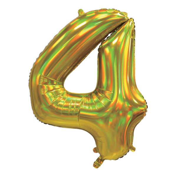Sensations - Iridescent Gold Number 4-BLRF-NBGD30/04