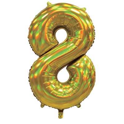 Sensations - Iridescent Gold Number 8 -- BLRF-NBGD30/8