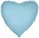 Flexmetal 32"Pastel Blue Heart Flat - 206500AB