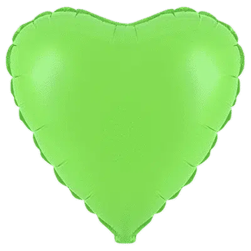 Flexmetal - Fluorescent Green Heart - 201500FVE