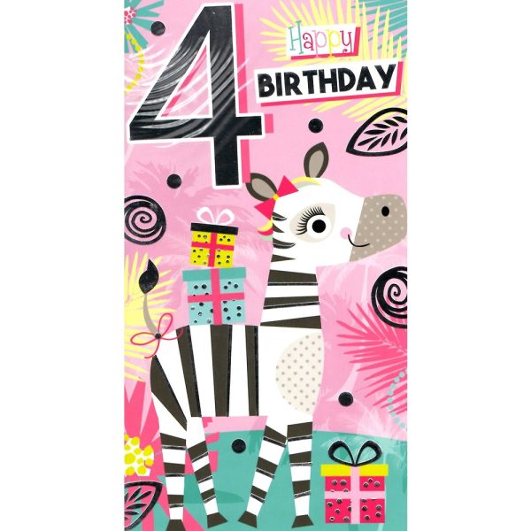 Kingfisher - Age 4 Female Zebra - Code 30 - 6pk - SLM047