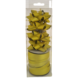 Golden Ribbon And Bows - 3026381