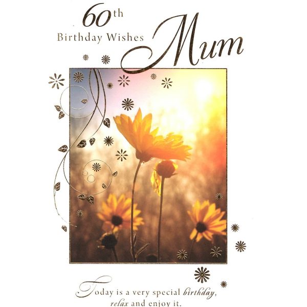 Kingfisher - Age 60 Mum Flower - Code 60 - 6pk - MT1034