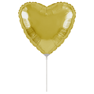 Flexmetal - 9" Gold Heart - 202500O