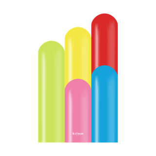 360 - Standard Carnival Modelling Balloon - 50ct Nozzle Up - 10323085