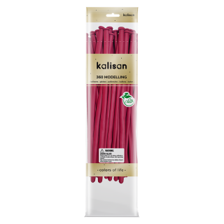 360 - Standard Fuchsia Modelling Balloon - 50ct Nozzle Up - 10323215