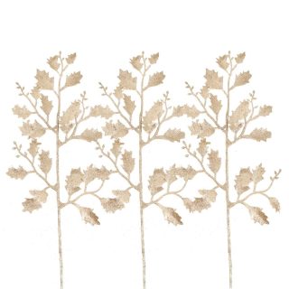 3 32cm apx GLITTER HOLLY CHAMP - 56830