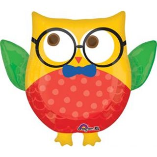 Amscan - HipHipHooray Owl - S/Shape - 3291201