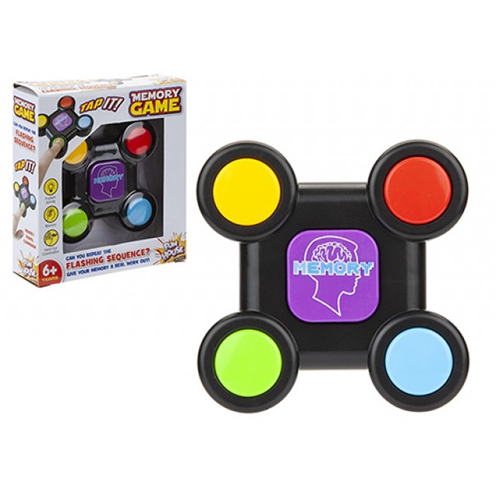 LIGHT AND MEMORY GAME BATTERY OPERATED WITH TRY ME - 331065