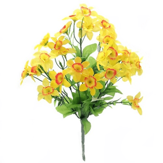 33cm MINI DAFFODIL BUSH YELLOW/ORANGE-832099
