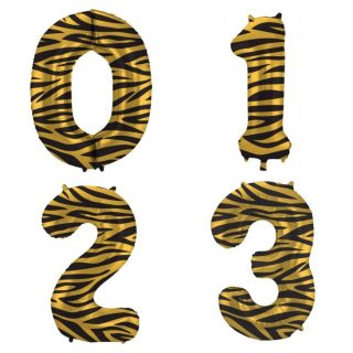34" Tiger Numbers