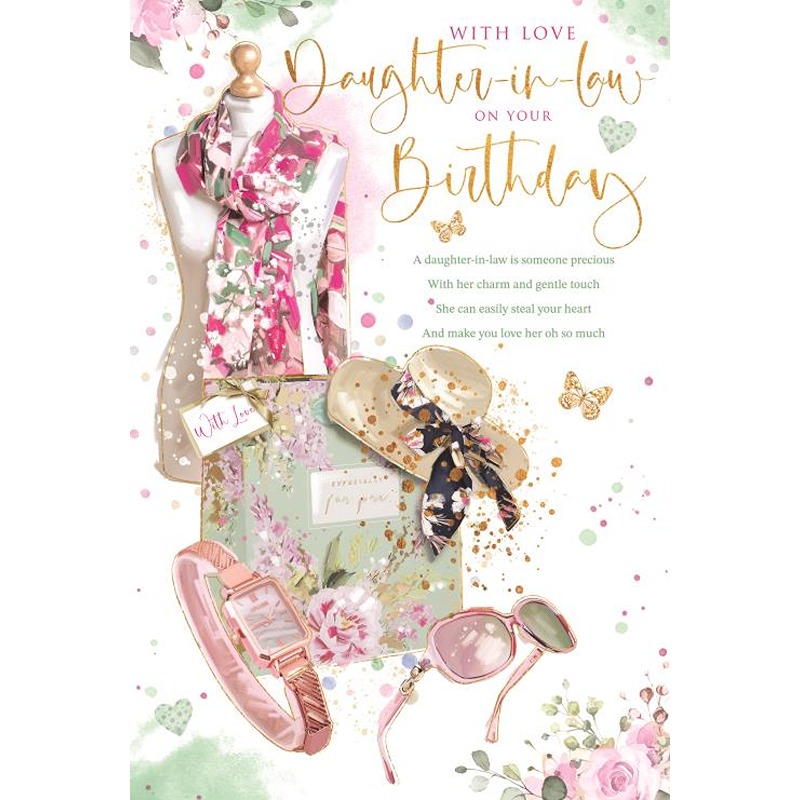 Daughter-In-Law Birthday - 6pk - Code 75 - Y23024