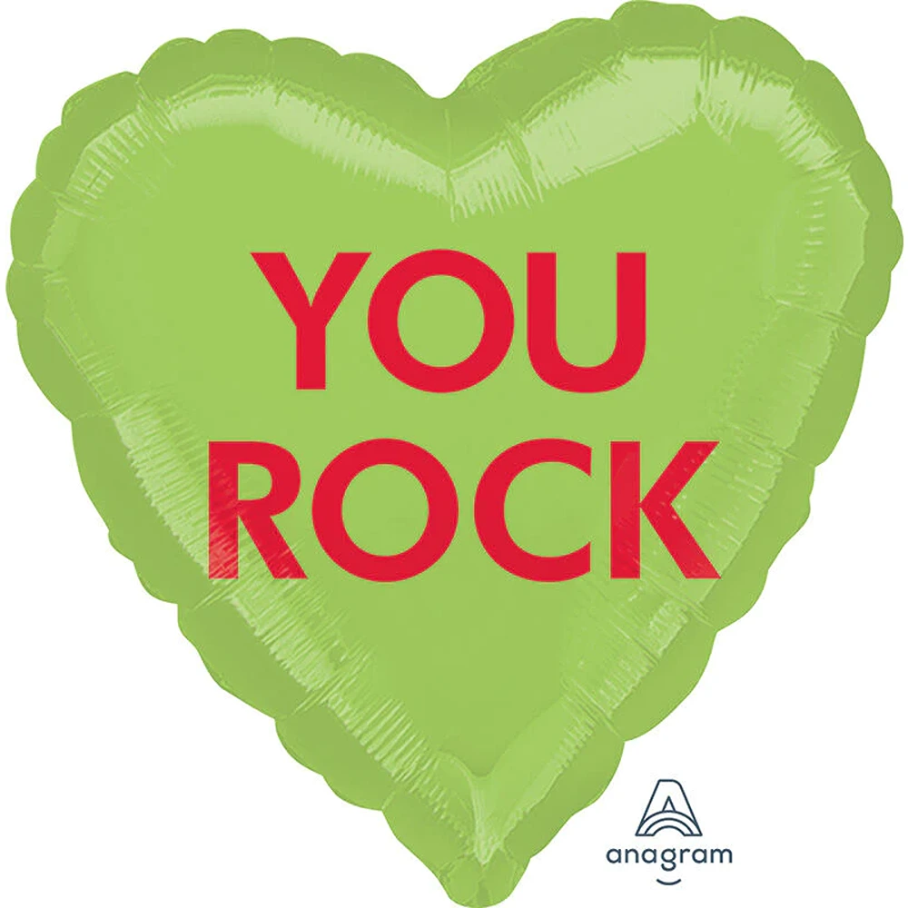 Anagram 17" S40 You Rock Candy Heart - 3684201