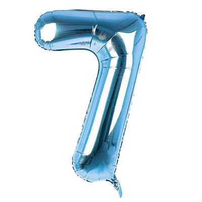 SENSATIONS - 34'' Light Blue Number 7-BL-NBLB34/7