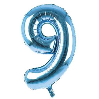 SENSATIONS - 34'' Light Blue Number 9 - BL-NBLB34/9