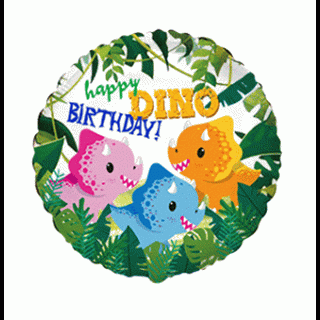 18" Birthday Triceratops - 401625