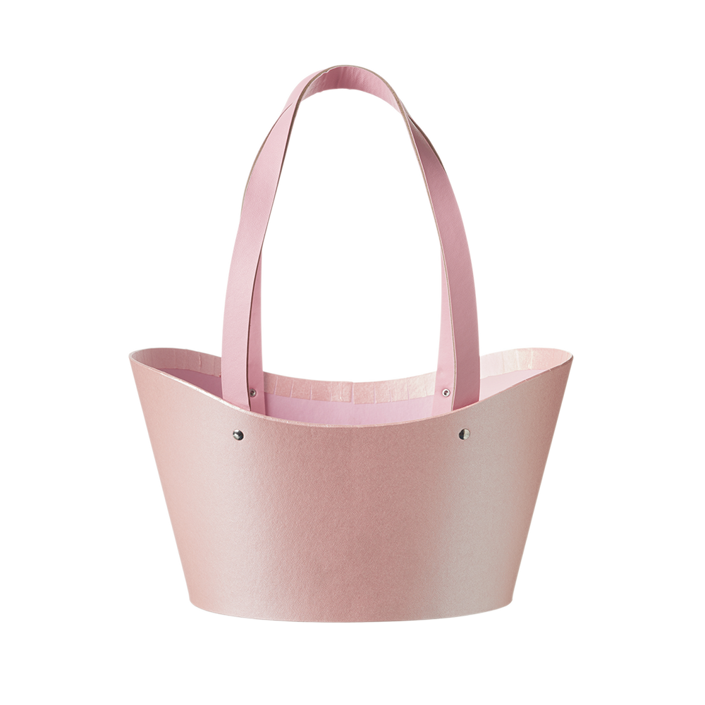 NAPIER BASKET LINED PINK
