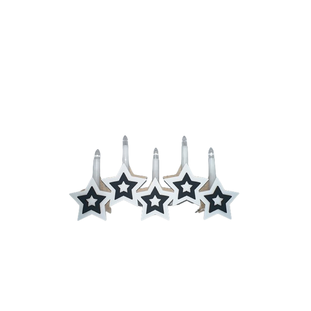 Star Candle Light Ornament - 84021-27