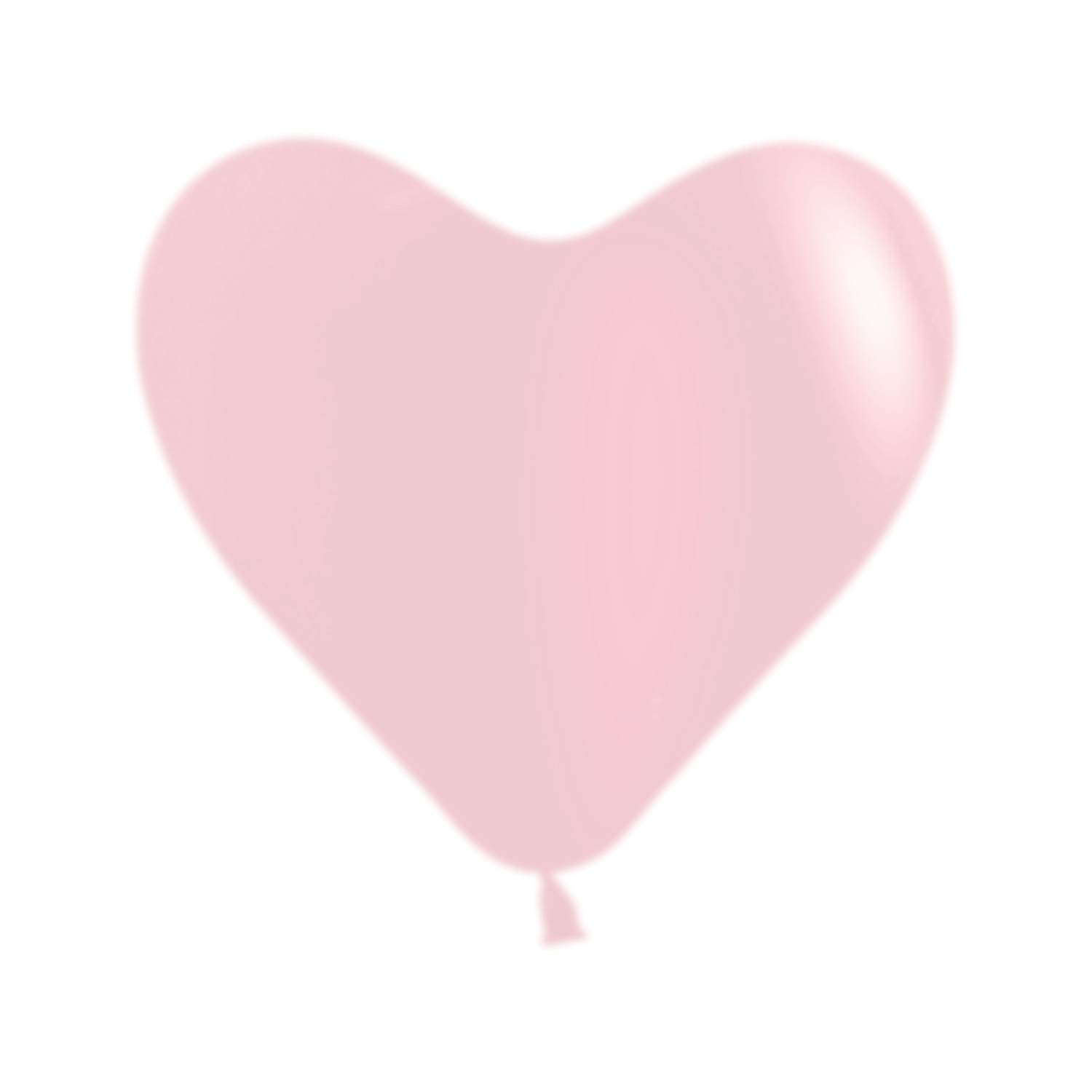 Sempertex 6" Fashion Heart Pastal Pink 100CT
