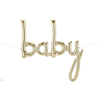 North Star 46" SCRIPT - PKD. - BABY WHITE GOLD