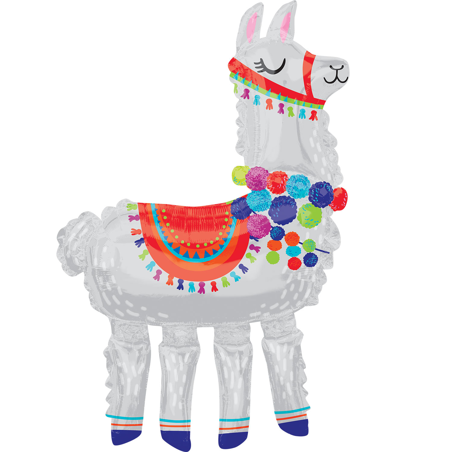 Anagram Llama AirWalker XL Foil Balloons 38"/96cm w x 58"/147cm h P93