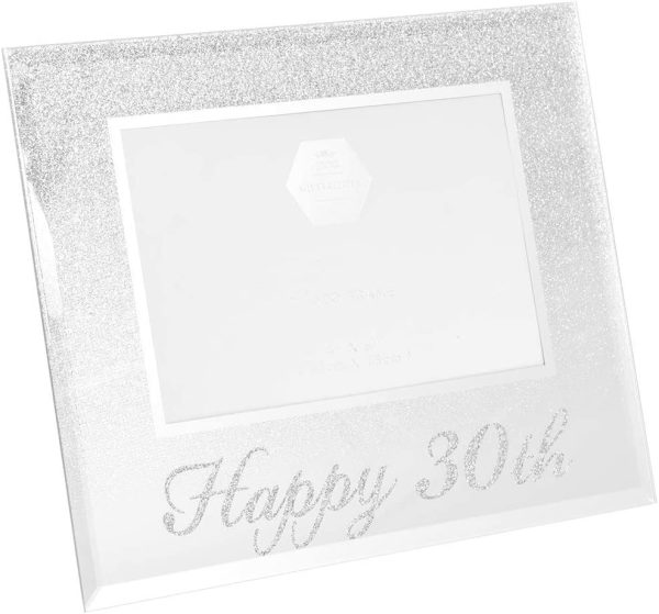 Lesser & Pavey - Silver Glitter Happy 30th - LP41867