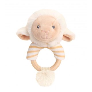 Lullaby Lamb Ring Rattle 14cm - 3340144