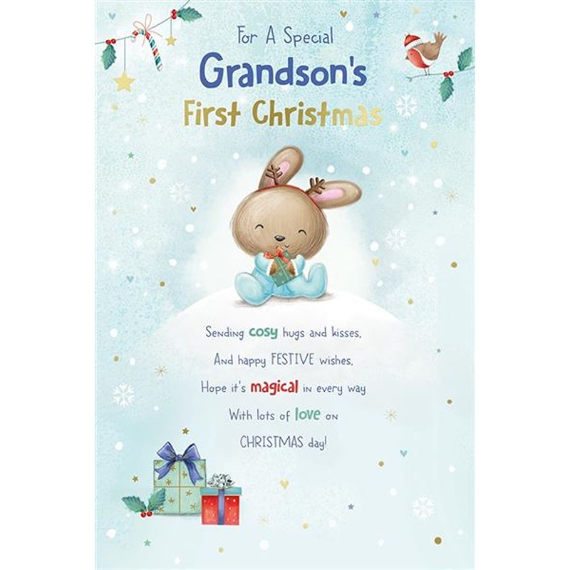 Kingfisher - Grandsons 1st Xmas - Code 75 - XA427