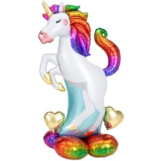 Anagram Unicorn AirLoonz Large Foil Balloons 33"/83cm x 55"/139cm P70