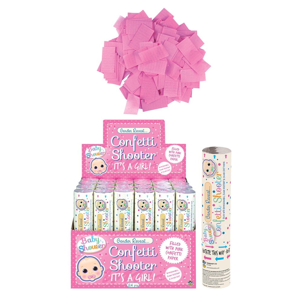 Gender Reveal Confetti Shooter Girl - X38761