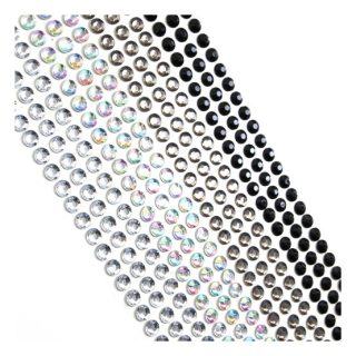 Craft Gems Irid, Black, Anthrocite, silver