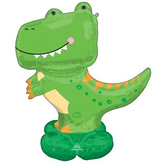 Anagram T-Rex AirLoonz Foil Balloons 45"/114cm w x 54"/137cm h P70