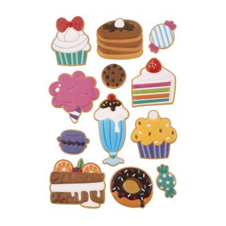 3D Embelished Cake Stickers