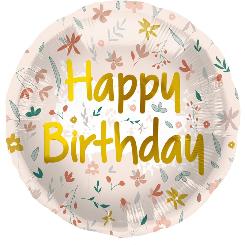 Birthday Cute Flowers Foil - 18" - 67921