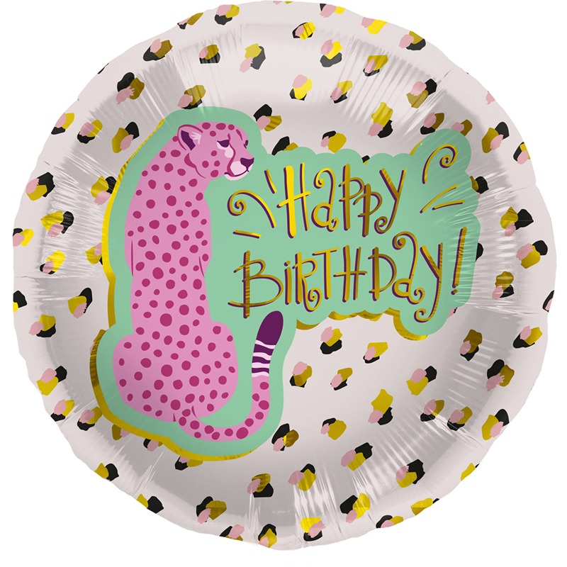 Birthday Panther Foil Balloon - 18" - 67934