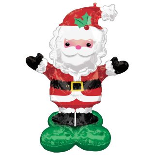 Anagram Christmas Santa AirLoonz Foil Balloons 40"/101cm w x 53"/134cm h P70