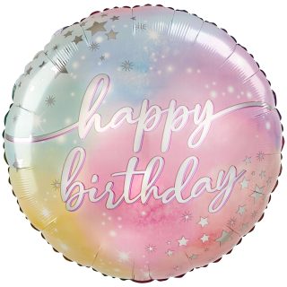 Anagram Luminous Birthday Jumbo XL Foil Balloons 28"/71cm w x 28"/71cm h P32