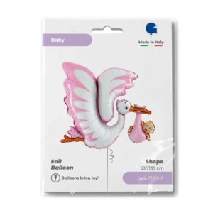 Grabo 53" Pink Stork Packaged