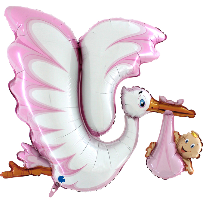 Grabo 53" Pink Stork Packaged - Image 2
