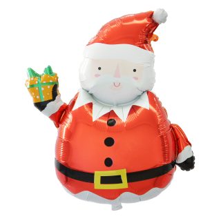 Anagram Santa Large Shape Foil Balloons 72cm/28.3" x 90cm/35.4" P35